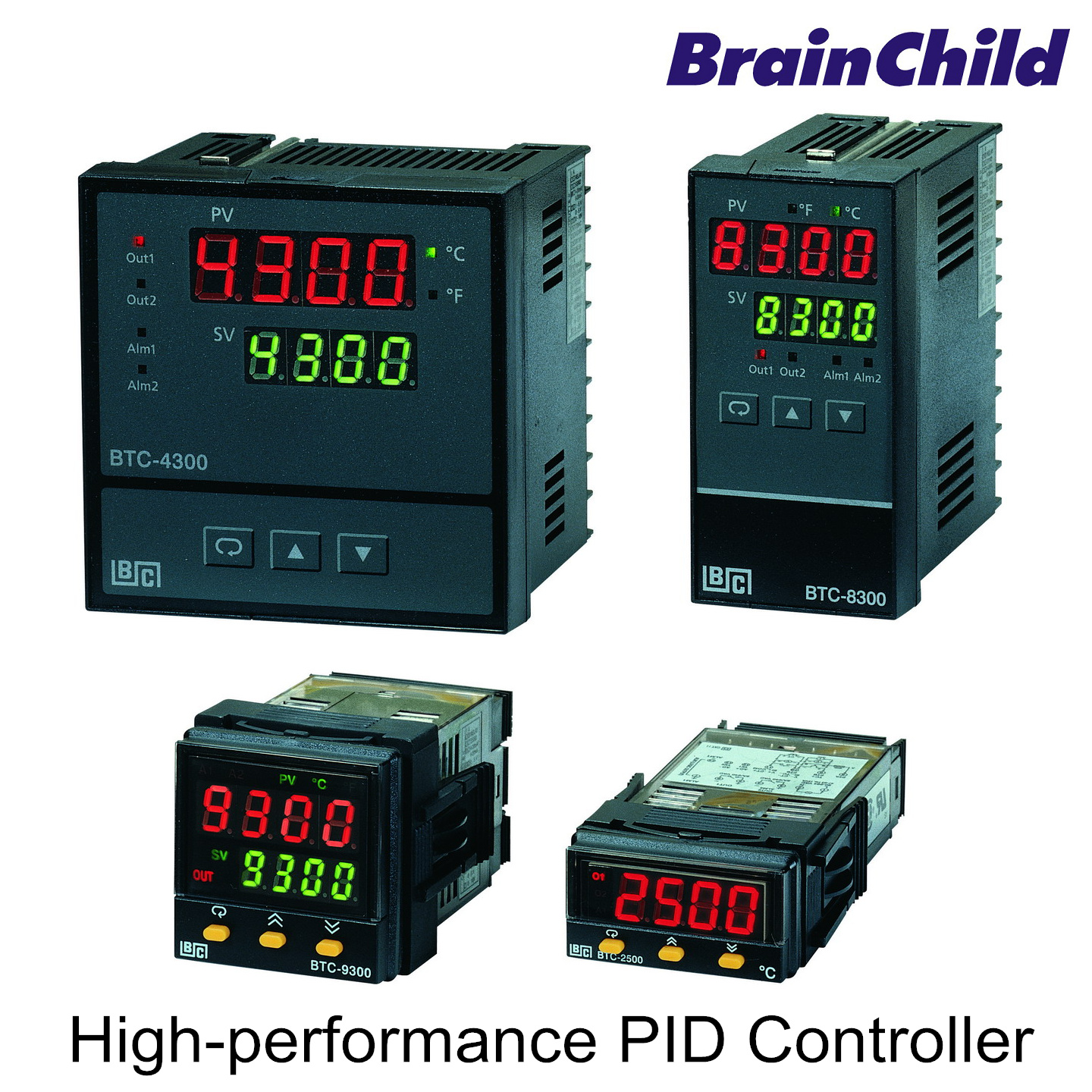 The Fuzzy Logic plus PID microprocessor-based temperature controller, incorporate two bright, easy t...